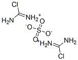 bis(chloroformamidinium) sulphate 结构式