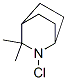 2-Chloro-3,3-dimethyl-2-azabicyclo[2.2.2]octane 结构式