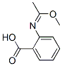 Benzoic acid, 2-[(1-methoxyethylidene)amino]- (9CI) 结构式
