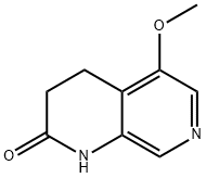 5-METHOXY-3,4-DIHYDRO-1,7-NAPHTHYRIDIN-2(1H)-ONE 结构式