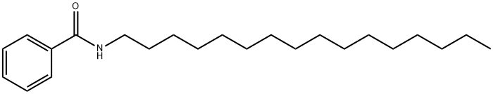 N-十六烷基苯甲酰胺 结构式