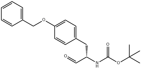 O-苄基-N-BOC-L-酪氨醛 结构式