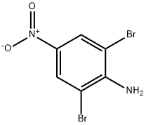 2,6-二溴-4-硝基苯胺 结构式