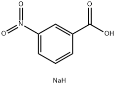 间硝基苯甲酸钠 结构式