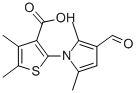 2-(3-FORMYL-2,5-DIMETHYL-1H-PYRROL-1-YL)-4,5-DIMETHYL-3-THIOPHENECARBOXYLIC ACID 结构式