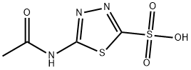 5-乙酰氨基-1,3,4-噻二唑 结构式