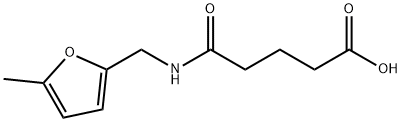 Pentanoic acid, 5-[[(5-methyl-2-furanyl)methyl]amino]-5-oxo- (9CI) 结构式