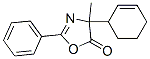 5(4H)-Oxazolone,  4-(2-cyclohexen-1-yl)-4-methyl-2-phenyl- 结构式