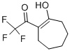 Ethanone, 2,2,2-trifluoro-1-(2-hydroxy-1-cyclohepten-1-yl)- (9CI) 结构式