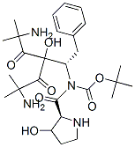 tert-butyloxycarbonyl-hydroxyprolyl-alpha-aminoisobutyryl-alpha-aminoisobutyryl-phenylalaninol 结构式