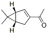 Ethanone, 1-(6,6-dimethylbicyclo[3.1.0]hex-2-en-3-yl)-, (1R-cis)- (9CI) 结构式