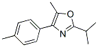 Oxazole, 5-methyl-2-(1-methylethyl)-4-(4-methylphenyl)- (9CI) 结构式