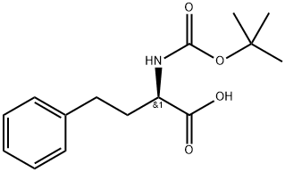 Boc-D-高苯丙氨酸 结构式