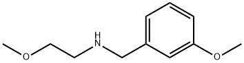 2-甲氧基-N-(3-甲氧基苄基)乙-1-胺 结构式