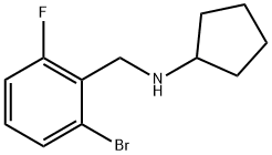 N-Cyclopentyl 2-broMo-6-fluorobenzylaMine 结构式