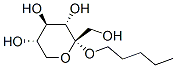 alpha-L-Sorbopyranoside, pentyl 结构式