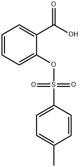 2-(4-methylphenyl)sulfonyloxybenzoic acid 结构式