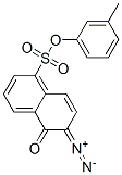 m-tolyl 6-diazo-5,6-dihydro-5-oxonaphthalene-1-sulphonate  结构式