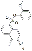 o-anisyl 6-diazo-5,6-dihydro-5-oxonaphthalene-1-sulphonate 结构式