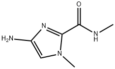 4-氨基-N,1-二甲基-1H-咪唑-2-甲酰胺 结构式