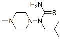 Thiourea, N-(4-methyl-1-piperazinyl)-N-(2-methylpropyl)- (9CI) 结构式