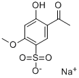丹皮酚磺酸钠 结构式
