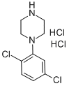 1-(2,5-二氯苯基)哌嗪二盐酸盐 结构式