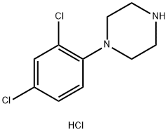 1-(2,4-二氯苯基)哌嗪二盐酸盐 结构式