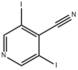 4-氰基-3,5-二碘吡啶 结构式