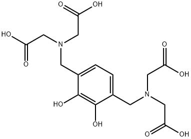 catechol-3,6-bis(methyleneiminodiacetic acid) 结构式
