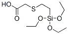 [2-(Triethoxysilyl)ethylthio]acetic acid 结构式