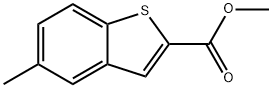 5-甲基-苯并[B]噻吩-2-羧酸甲酯 结构式