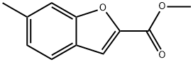 6-甲基苯并呋喃-2-羧酸甲酯 结构式