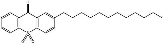 2-dodecyl-9H-thioxanthen-9-one 10,10-dioxide 结构式