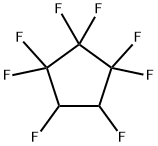 1,1,2,2,3,3,4,5-八氟环戊 结构式
