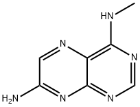 Pteridine, 7-amino-4-(methylamino)- (7CI,8CI) 结构式