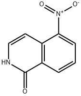 5-硝基-1(2H)-异喹啉酮 结构式
