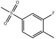 2-氟-4-甲砜基甲苯 结构式