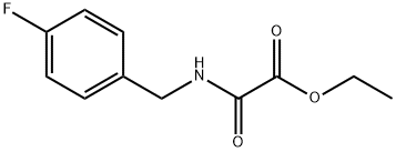 2-((4-氟苄基)氨基)-2-氧代乙酸乙酯 结构式