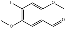 4-氟-2,5-二甲氧基苯甲醛 结构式