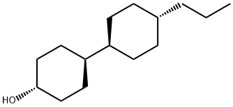 反-4-(反-4-丙基环己基)环己醇 结构式