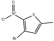 3-溴-5-甲基-2-硝基噻吩 结构式