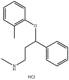 外消旋盐酸托莫西汀 结构式