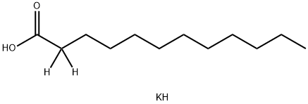 月桂酸钾-D2 结构式