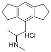 1,2,3,5,6,7-Hexahydro-N,alpha-dimethyl-s-indacene-4-ethanamine hydroch loride 结构式