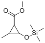 METHYL (2-METHYL-3-TRIMETHYLSILOXYCYCLOPROPANE-CARBOXYLATE) 结构式