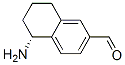 2-Naphthalenecarboxaldehyde,5-amino-5,6,7,8-tetrahydro-,(5R)-(9CI) 结构式