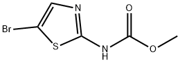 Carbamic  acid,  (5-bromo-2-thiazolyl)-,  methyl  ester  (9CI) 结构式