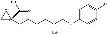 (R)-(+)-乙莫克舍钠盐 结构式