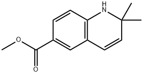 6-Quinolinecarboxylicacid,1,2-dihydro-2,2-dimethyl-,methylester(9CI) 结构式